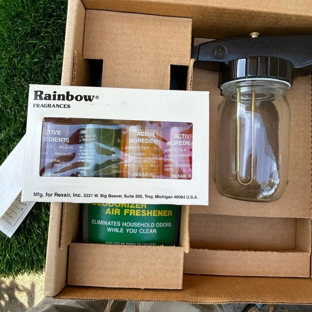 Rainbow Vacuum Special Accessory Pack Fragrance Sprayer Belt With Fragrances NWT